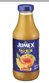 JUMEX GLASS PEACH 12/13.9OZ