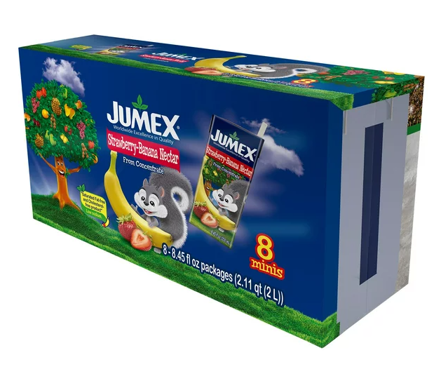 JUMEX STRW/BAN 8/3PK