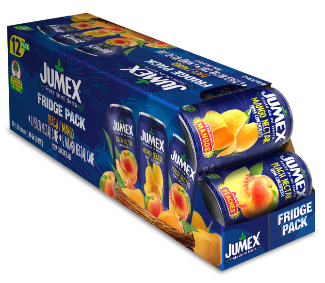 JUMEX MANGO-PEACH 1/12PK