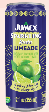 JUMEX SPARKLING SODA LIMEADE 12/12OZ