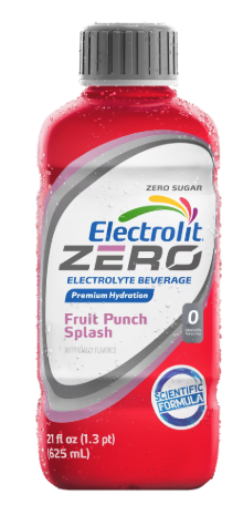 ELECTROLIT ZERO FRUIT PUNCH 12/21OZ