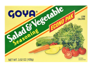 GOYA SAZON SALAD & VEGETABLES 18/3.52OZ