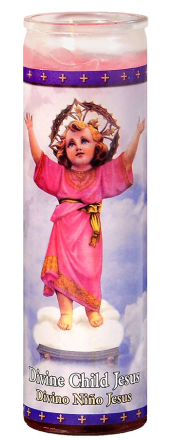 ST JUDE DIVINE CHILD DE JESUS PINK 12/8"