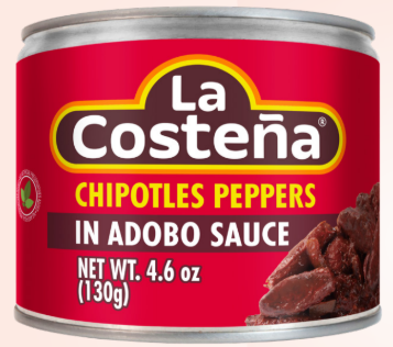 LA COSTENA CHIPOTLE PEPPERS 12/4.6OZ