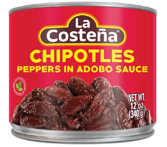 LA COSTENA CHIPOTLE PEPPERS 12/12OZ