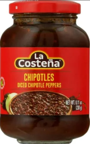 LA COSTENA SWEET CHIPOTLE DICED GLASS 12/8.11OZ