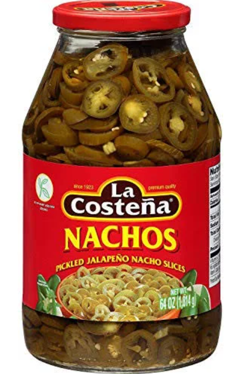 LA COSTENA JALAPENO NACHO GLASS 6/64OZ
