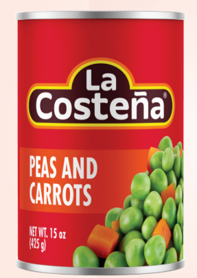 LA COSTENA PEAS AND CARROTS 24/15.5OZ