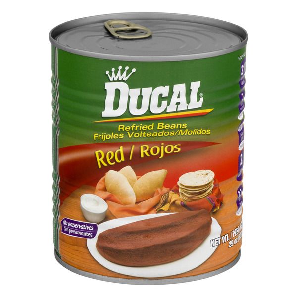 DUCAL RED REFRIED BEANS 12/29OZ