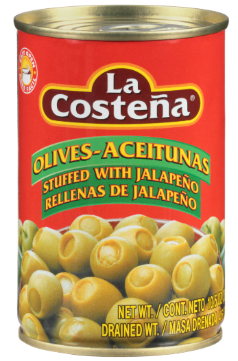 LA COSTENA OLIVES W/JALAPENO 12/10.5OZ