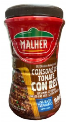 MALHER CONSOME TOMATE Y RES JAR 12/32OZ