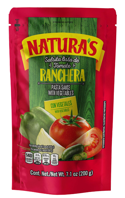 NATURAS SALSAS RANCHERA 24/7.4OZ