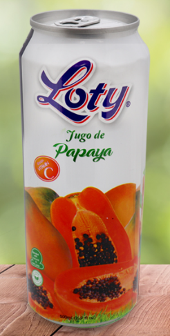 LOTY JUGO PAPAYA 24/16.9OZ