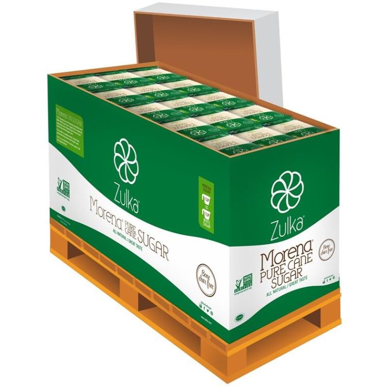 ZULKA PURE CANE SUGAR MINI BIN DSPLY 154/4LB