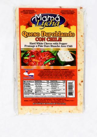 MAMA LYCHA QUESO DUROBLANDO CON CHILE 12/12OZ