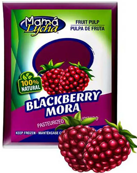 MAMA LYCHA PULPA MORA 12/14OZ
