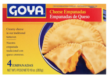 GOYA EMPANADAS QUESO 12/4CT