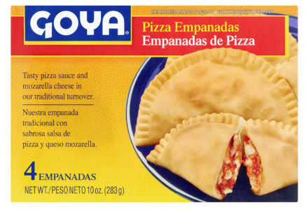 GOYA EMPANADAS DE PIZZA 12/4CT