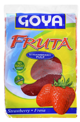 GOYA FRUTA PULP STRAWBERRY 12/14OZ