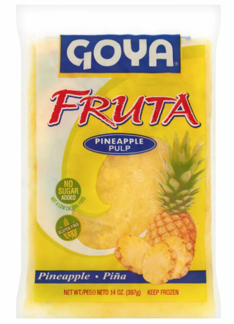 GOYA FRUTA PULP PINEAPPLE 12/14OZ