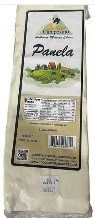 CAMPESINO QUESO PANELA BLOCK 4/5LB RW