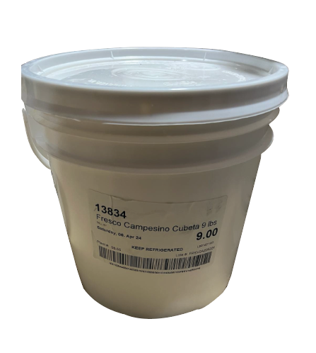 CAMPESINO QUESO FRESCO CUBETA 9LB
