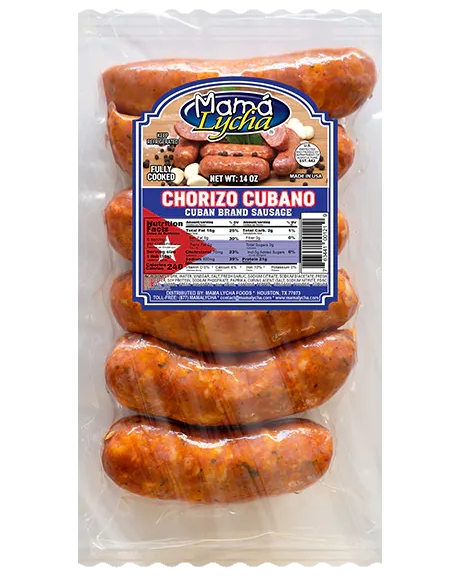MAMA LYCHA CHORIZO CUBANO COCIDO 12/14OZ