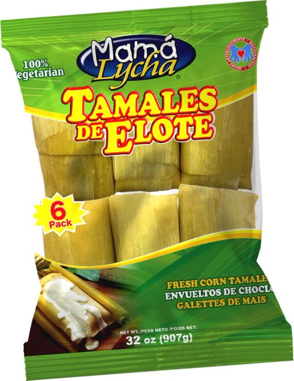 MAMA LYCHA TAMALES DE ELOTE (6PK) 20/32OZ