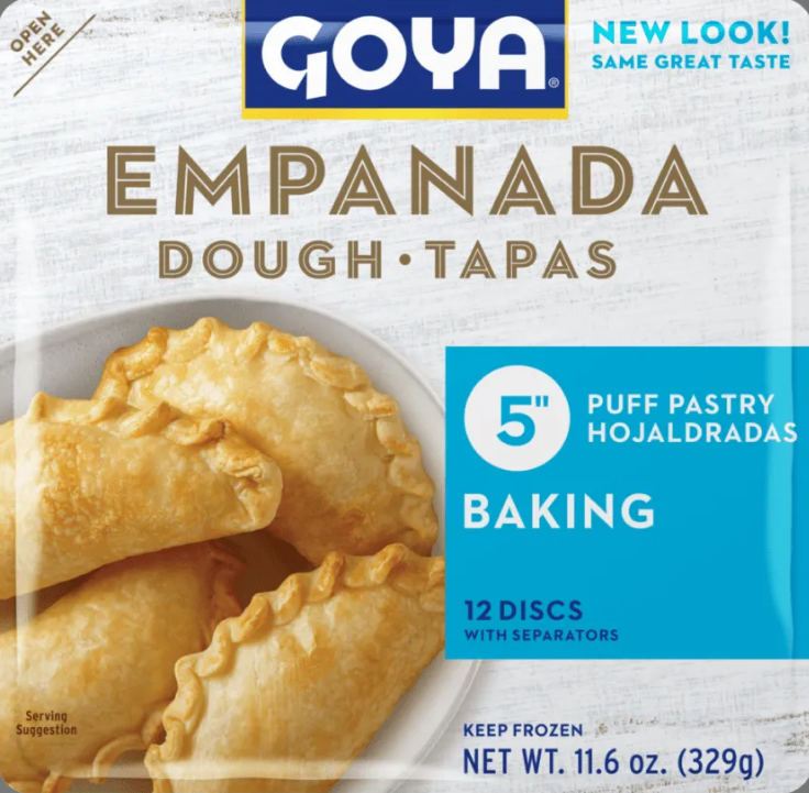 GOYA 5" EMPANADA TAPAS HOJALDRADAS 16/11.6OZ (12 DISCS)