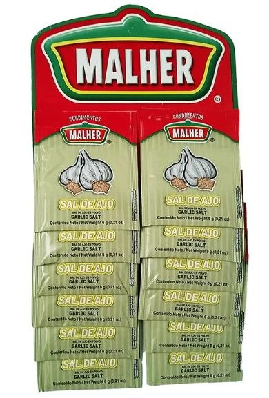 MALHER GARLIC SALT 50/12/6G