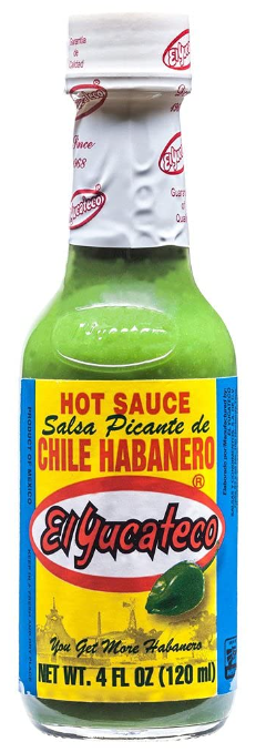 EL YUCATECO GREEN HABANERO 12/4OZ