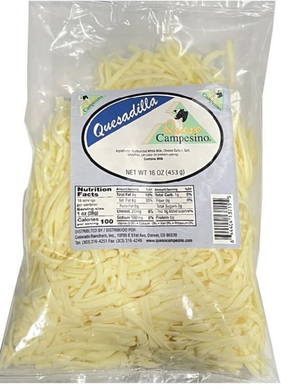 CAMPESINO QUESO QUESADILLA SHREDDED 12/16OZ