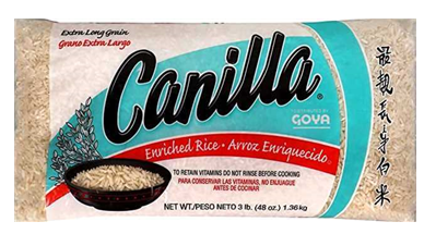 GOYA CANILLA LONG GRAIN RICE 20/3LB