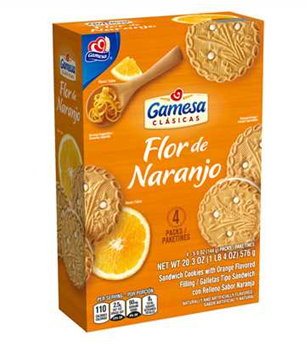 GAMESA FLOR DE NARANJO 12/20.3OZ