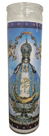 ST JUDE DUAL SAINTS WHITE 12/8"