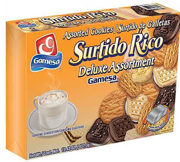 GAMESA DELUXE ASSORTMENT SURTIDO RICO 12/15.4OZ