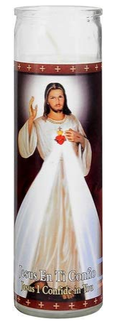 ST JUDE JESUS EN TI CONFIO WHT 12/8"