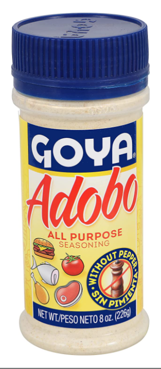 GOYA ADOBO WITHOUT PEPPER 24/8OZ