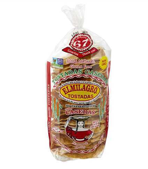 EL MILAGRO TOSTADA CASERA 12PK