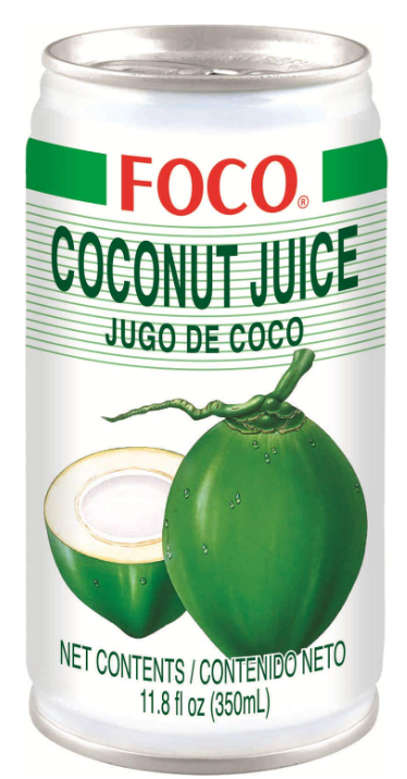 FOCO COCONUT JUICE 24/11.8OZ