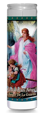 ST JUDE GUARDIAN ANGEL WHITE 12/8"