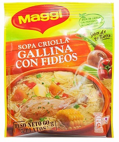 MAGGI SOUP CRIOLLA GALLINA FIDEO 2/12/2.12OZ