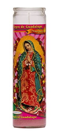 ST JUDE VIRGEN DE GUADALUPE PINK 12/8"