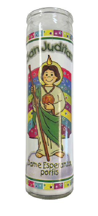 ST JUDE SAN JUDITAS WHITE 12/8"