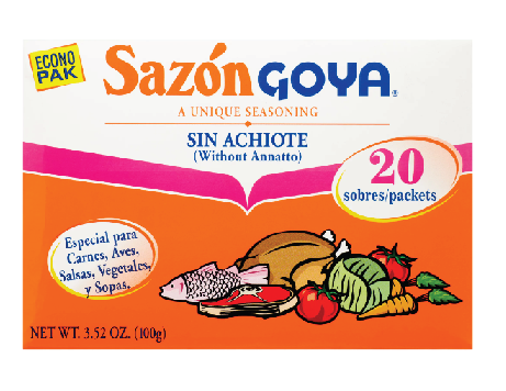 GOYA SAZON SIN ACHIOTE 18/3.52OZ