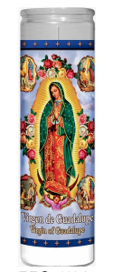 ST JUDE VIRG DE G APARICIONES WHT 12/8"