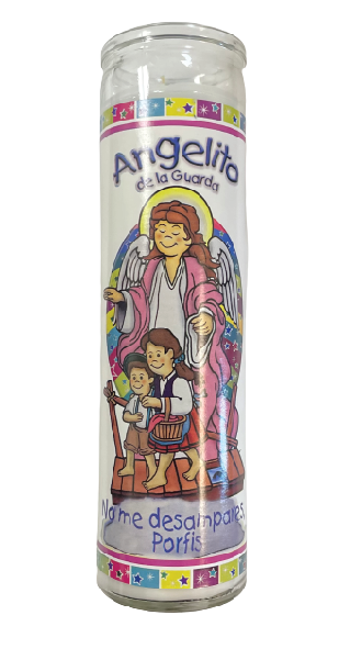 ST JUDE ANGELITO DE LA GUARDA WHT 12/8"