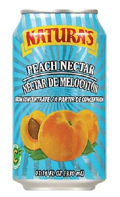 NATURAS PEACH NECTAR 24/11.16OZ