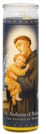 ST JUDE ST ANTHONY OF PADUA WHT 12/8"