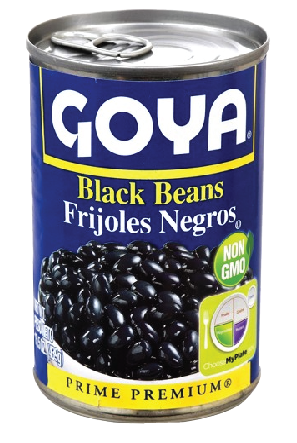 GOYA BLACK BEANS 24/15.5OZ